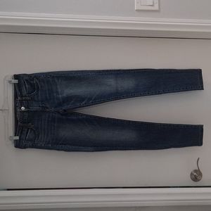 American Eagle Denim Jegging, Size 4, Dark Blue